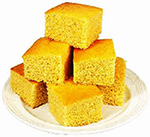 Stack of cornbread